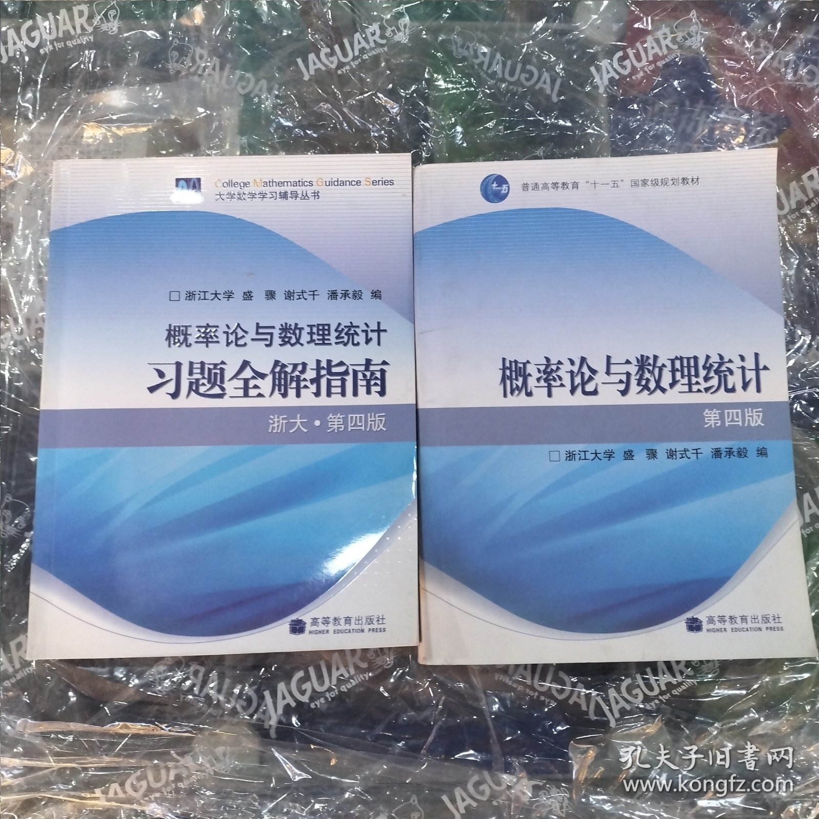 概率论与数理统计：第四版，概率论与数理统计习题全解指南，套装合售