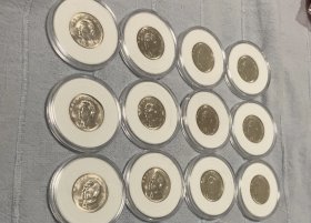 1998年发行周恩来诞辰100周年纪念币面值壹元