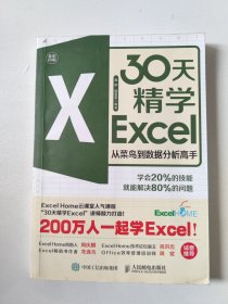 30天精学Excel从菜鸟到数据分析高手