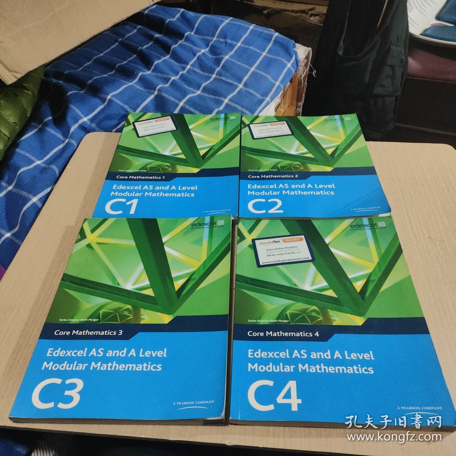 Edexcel AS and A Level Modular Mathematics Core Mathematics 1 C1 C2 C3 C4（都附光盘） 4册合售