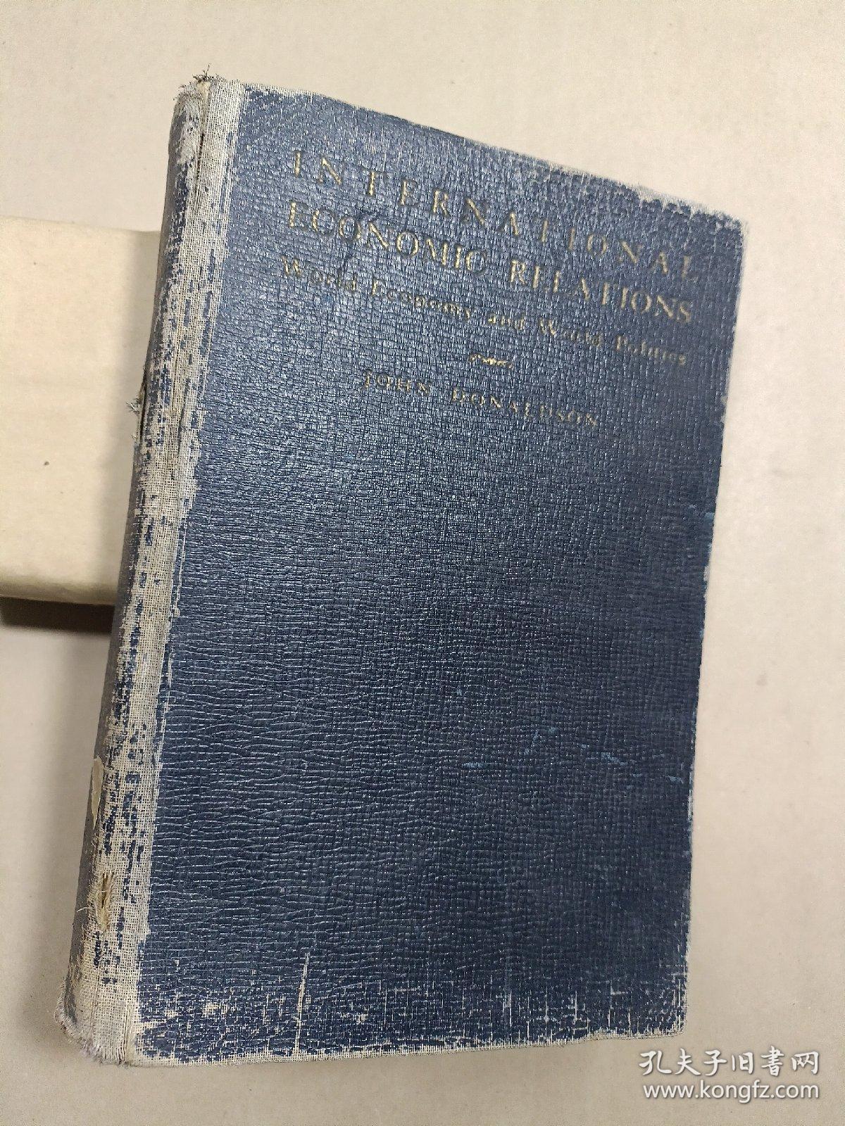 INTERNATIONAL ECONOMIC RELAYIONS 国际经济关系 1928年