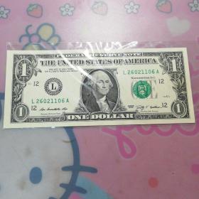 一美元纸币