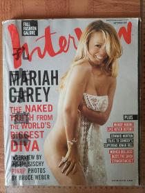 Interview2007年9月号 书脊有瑕疵封底有折痕 Mariah Carey