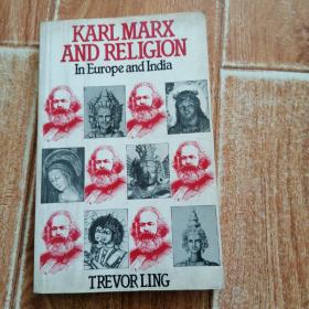 KARL MARX AND RELIGION In Europe and India  马克思与欧洲和印度的宗教  （英文原版，大32开本）