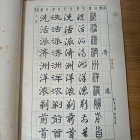 常用字字帖(二)楷、隶、行、草、篆