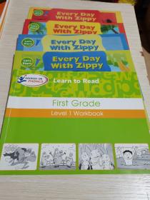 let's start！ every day with zippy  learn to read 五本合售