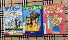 【英文】【儿童读物】STRIDER + SOCKS + Muggie Maggie（插画本） 3本合售 品相自鉴