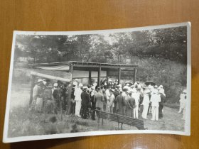 民国时期香港赛马会黑白老照片