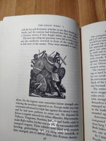 Julius Caesar: The Gallic Wars 凯撒 高卢战记 The Heritage Press 磨损见图，书脊有小裂口和污渍