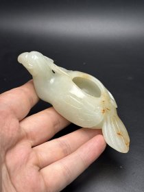 和田玉凤笔洗‌凤凰