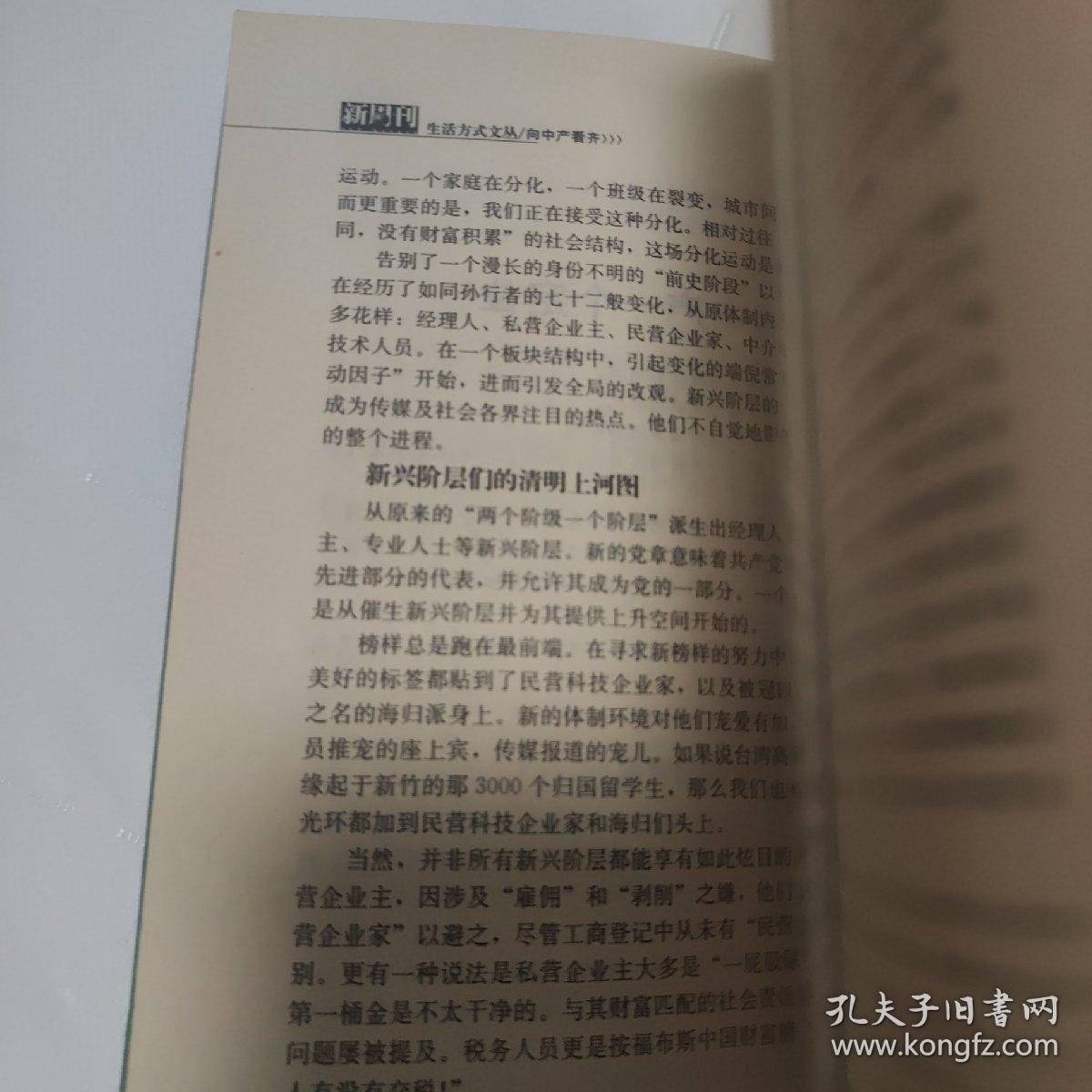 向中产看齐：一个阶层和它引领的生活