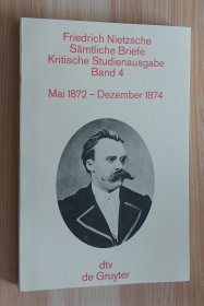 德文书 Sämtliche Briefe. Kritische Studienausgabe 4 von Giorgio Colli (Herausgeber), Mazzino Montinari (Herausgeber, Vorwort)