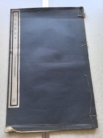汪巢林梅花册 民国八开线装珂罗版 中华书局印制
