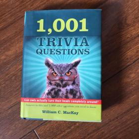 英文原版：1001 Trivia questions<1001小问题>精装