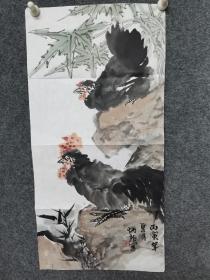 山东著名书画家，王炳龙花鸟画作品