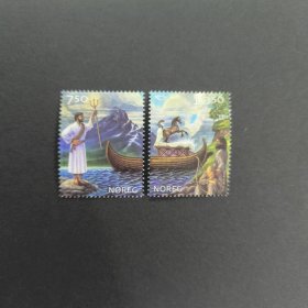 S219挪威2004年 北欧联发 神话 外国邮票 新 2全