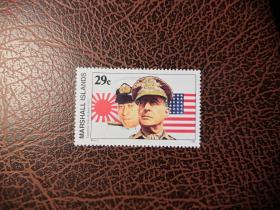 马绍尔邮票1992二战系列W33《拉包尔战役》1全