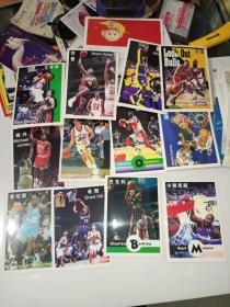 明信片《NBA巨星专辑明信片（一套12枚）》白木橱底层