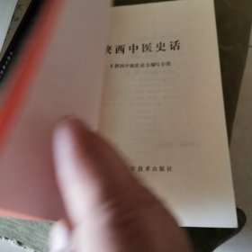 陕西中医史话