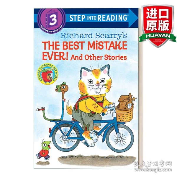 英文原版 Step Into Reading 3 - Richard Scarry's The Best Mistake Ever! and Other Stories 斯凯瑞系列 英文版 进口英语原版书籍