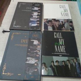 GOT7 MINI ALBUM DYE＋GOT7 CALL MY NAME（共4本合售）