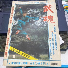 武魂杂志另一册 创刊号 1983 1北京体育 武术专辑1 品好 不缺页 罗汉神打 对练 武当龙门真传 九宫旋转十二法 (十分经典的内家拳套路) 武松脱铐拳（柜 1）