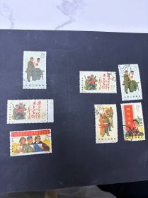 特74邮票信销票7张价格不同左边三张很好，右边4张小瑕疵 照片上面有价格 标价照片第一枚