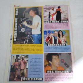 王菲 李亚鹏 刘德华 布兰妮 吴宗宪 杂志彩页