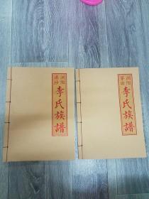 李氏族谱([浏阳茅田+洪沙]共2册合售见图)