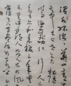 刘洪彪书法作品，白居易诗一首