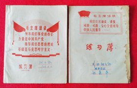 孤品史料！珍贵文献！1968年南京某光学仪器厂记录本两本