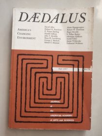 Daedalus. Journal of the American Academy of Arts and Sciences: AMERICA'S CHANGING ENVIRONMENT 原版小16开