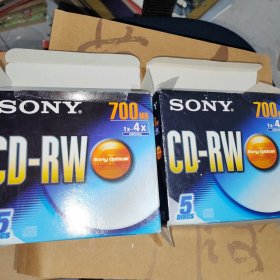 SONY CD-RW 700MB 8盘未拆封