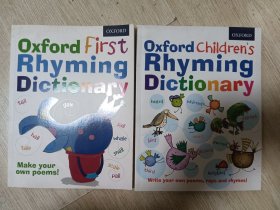 英文原版 Oxford Children's First Rhyming Dictionary 牛津儿童韵律词典 押韵字典2册 创意英语写作工具书 