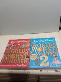 英文原版 The World's Worst Children 全世界最糟糕的小孩1、2（两本合售）