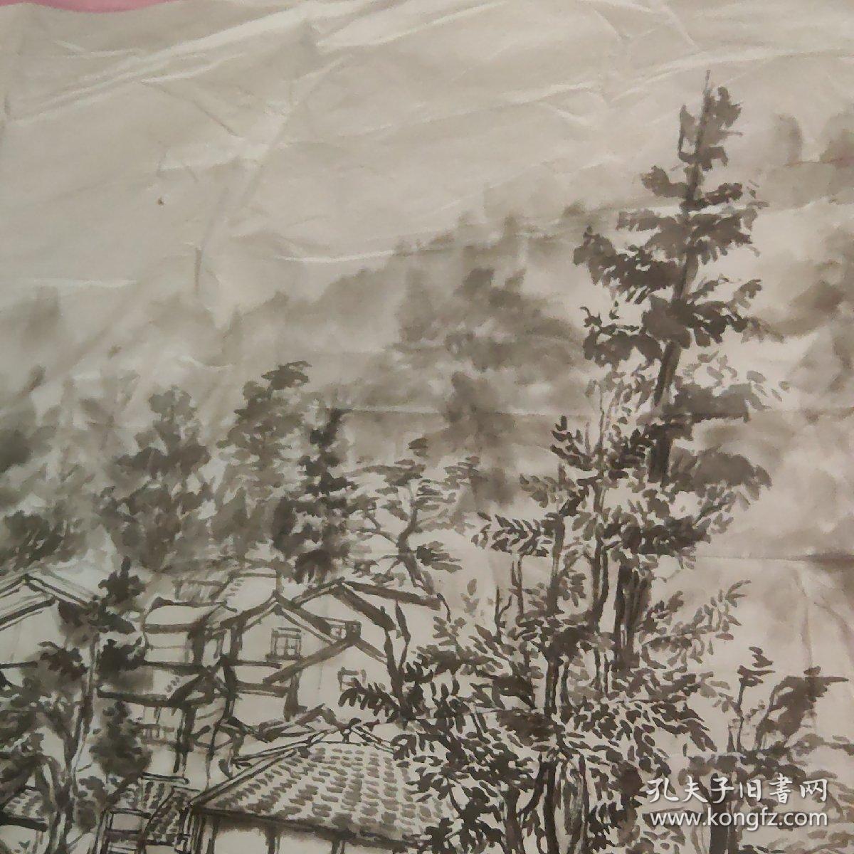点击查看原图 无款无名山水画2张