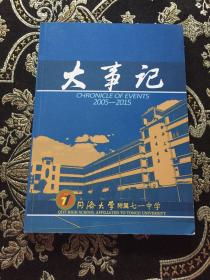 同济大学附属七一中学大事记