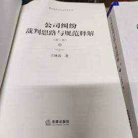 公司纠纷裁判思路与规范释解（第二版 套装上下册）