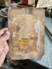 清代或民国上色照片一张，少见品种