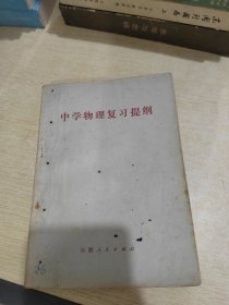 中学物理复习提纲