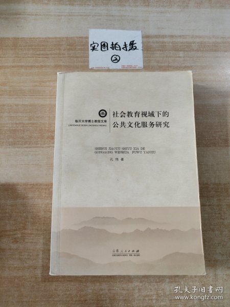 临沂大学博士教授文库：社会教育视域下的公共文化服务研究