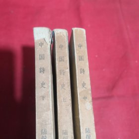 中国诗史1～3册