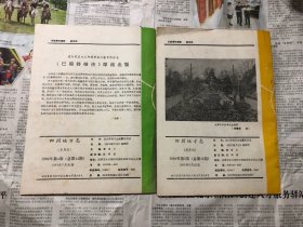 杂志类书籍：四川地方志，1989年1-4四本，16开，双月刊