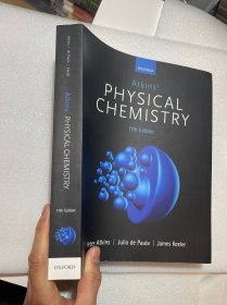 现货 Atkins' Physical Chemistry  英文原版 阿特金斯物理化学