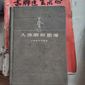 人体解剖图谱，1973年首版首印，有题记