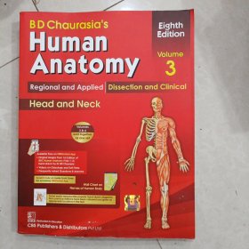 B D Chaurasia's Human Anatomy乔希亚人体解剖学第八版 vol.3