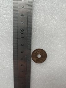 日本硬币(请仔细查看照片可以看到大概尺寸)