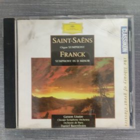 412光盘CD:SAINT SAENS 一张光盘盒装