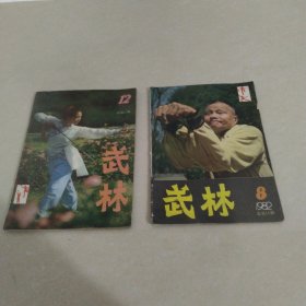 武林1982年第8.12期 2本合售 实物拍照 货号86-3