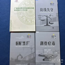 广西推进重点领域腐败问题专项整治工作纪实、廉政广西（4种合售）